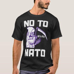 Camiseta Não à Paz Anti-Guerra da NATO 1