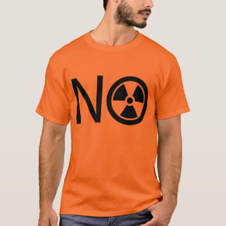 Camiseta Não à radiação e potência nuclear