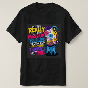 Camiseta Não Acredite em Tudo o Que Você Pensa, Au