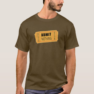 Camiseta Não Admita Nada