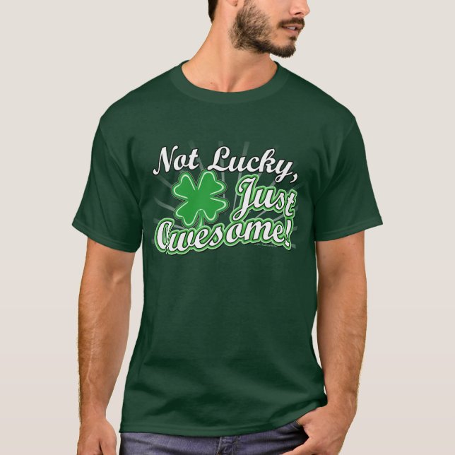 Camiseta Nao afortunado, apenas impressionante (Frente)