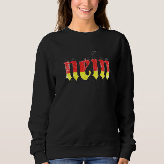 Camiseta Não Alemão Não Crianças Dizendo Alemanha Vintage