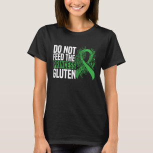 Camiseta Não Alimente A Princesa Alergia Alimentar Ao Glúte