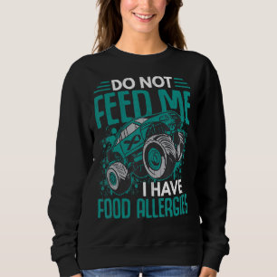 Camiseta Não Alimente-Me Alergia Comida Mês Alergia Teal G