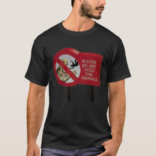 Camiseta Não alimente o dinossauro