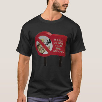 Camiseta Não alimente o dinossauro