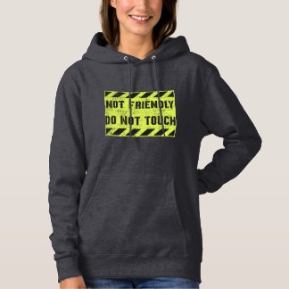 Camiseta Não Amigável Não Tocar