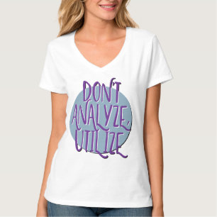 Camiseta Não analisar, utilizar Recuperação diária do Slo