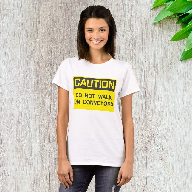 Camiseta Não Andar no Sinal de Transportadores (Criador carregado)