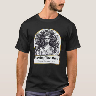 Camiseta Não Antes do Café: As Crônicas de Musa Engraçada