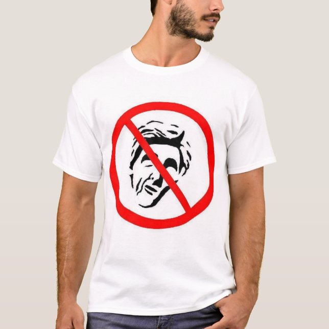 Camiseta Não ao Kerry (parte anterior) (Frente)