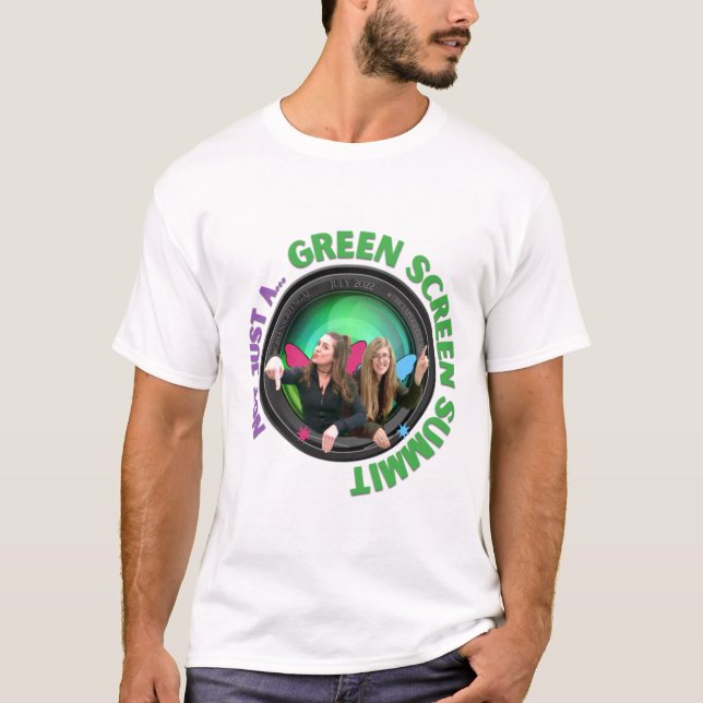 Camiseta (não apenas a) Cimeira de Ecrã Verde (Frente)
