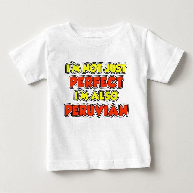 Camiseta Não Apenas Perfeito Peruano (Frente)