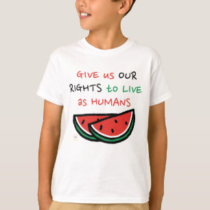Camiseta Não apenas uma melancia de verão para salvar a Pal