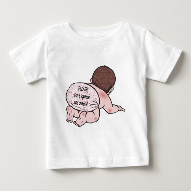 Camiseta Não aperte as bochechas (Frente)