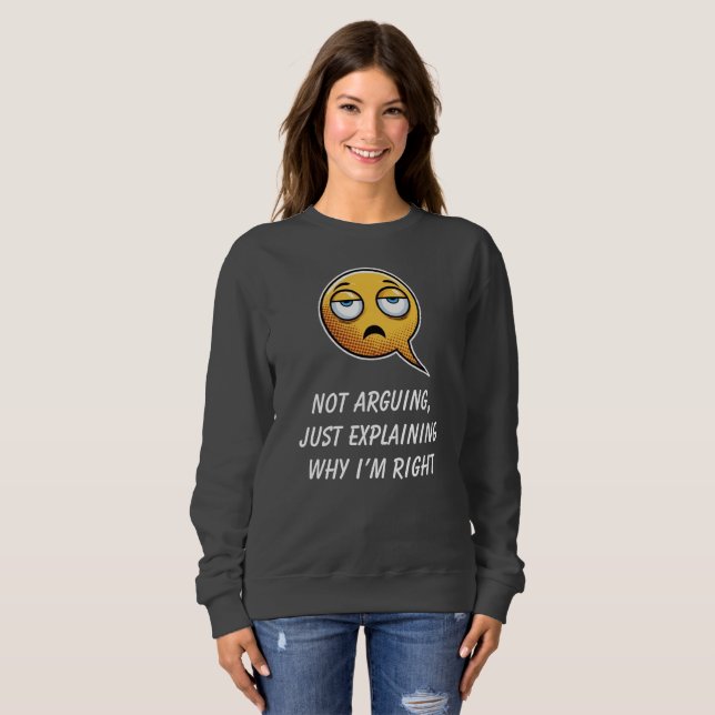 Camiseta Não Argumentando (Frente Completa)