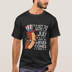 Camiseta Não até 4 de julho até que o meu tenente saia de u