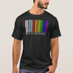 Camiseta Não Atende A Sua Empresa Código De Barras Unisex L