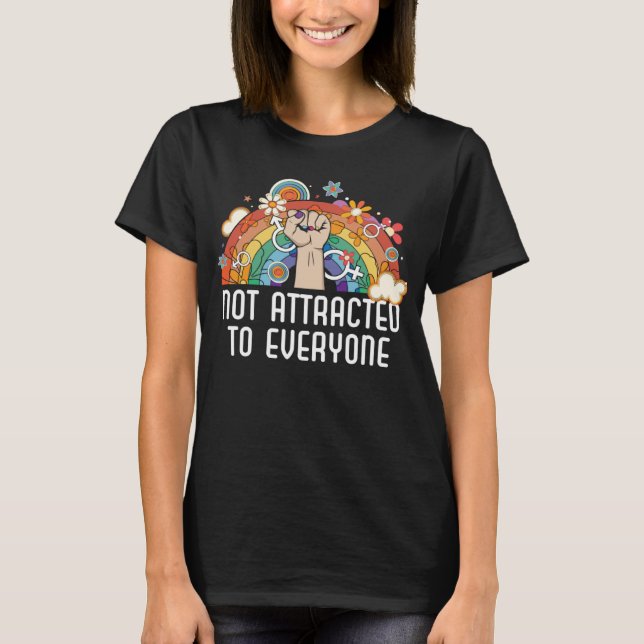 Camiseta Não Atraído A Todos Os Orgulho Bisexuali (Frente)