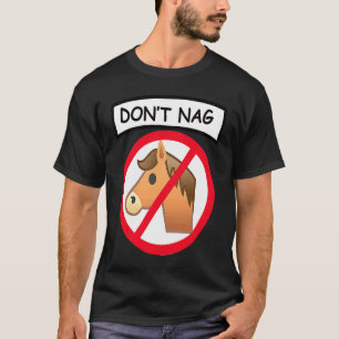 Camiseta Não Atrapalhe Piada Estábulos De Cavalos Equestre
