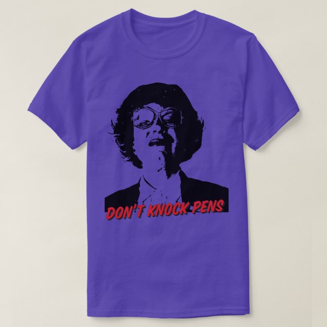 Camiseta Não Bata Canetas (Frente do Design)