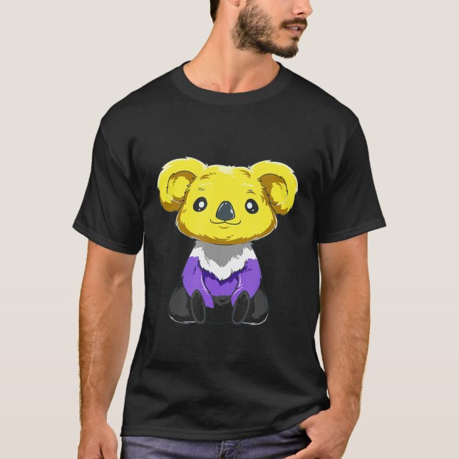 Camiseta Não-Binário E Genderqueer Koala (Frente)