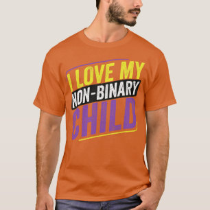 Camiseta Não Binário Eu Amo Minha Mãe LGBT Não-Binária Mãe