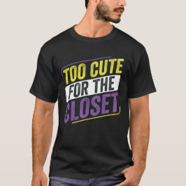 Camiseta Não-Binário Muito Bonito para a Enby LGBT do Armár