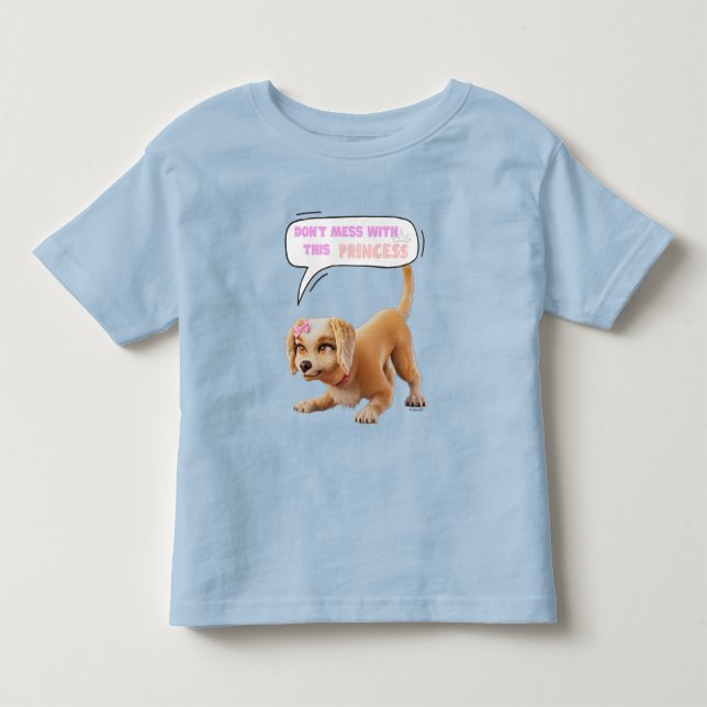 Camiseta Não Brinque com Esta Princesa (Frente)