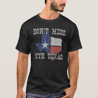 Camiseta Não Brinque Com Vintageeas Longhorn Estado da Estr