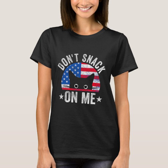 Camiseta Não brinque comigo, Meme Gato Engraçado (Frente)