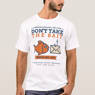 Camiseta Não Caia na Armadilha Piadas Conscientização sobre
