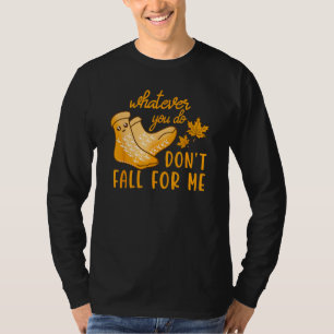 Camiseta Não Caia Por Mim Folhas Caem Enfermeira CNA Pacien
