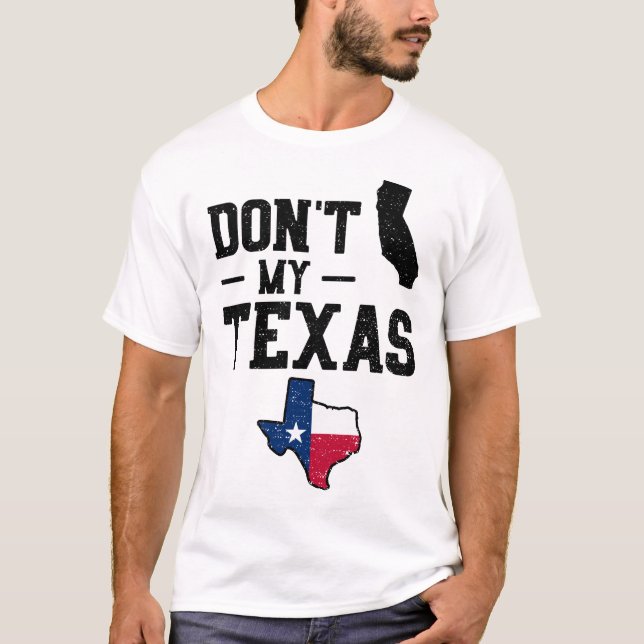 Camiseta Não California My Texas (Frente)
