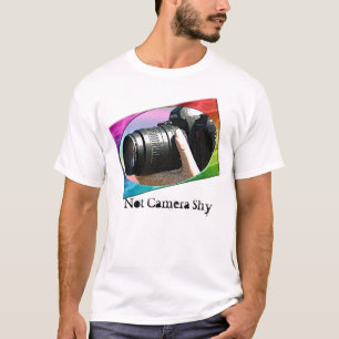 Camiseta Não câmera tímida
