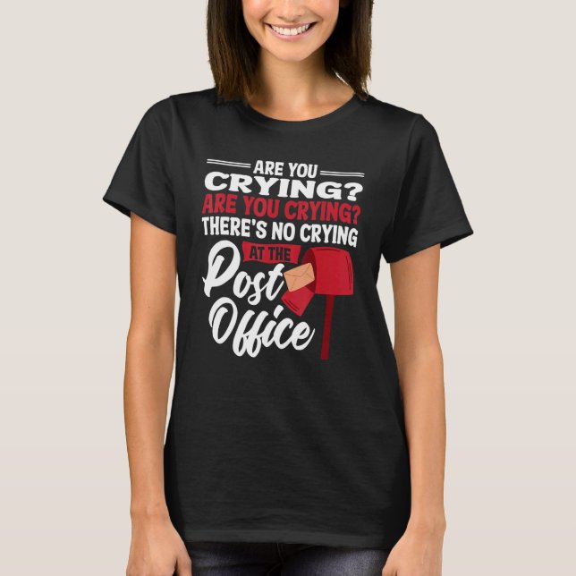 Camiseta Não Chorando No Correio Poste (Frente)