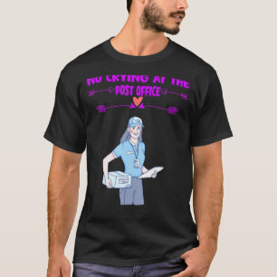 Camiseta Não Chorando No Escritório De Posto Ditos Sarcásti