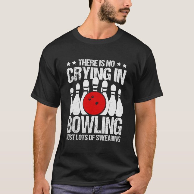 Camiseta Não chorar na Boliche das Boliches. (Frente)