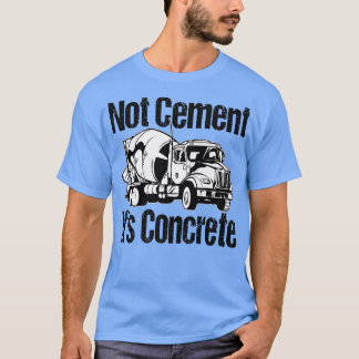 Camiseta Não Cimento É Concreto - Misturador de Concreto En