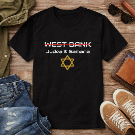 Camiseta Não Cisjordânia, Judeia Samaria Israel