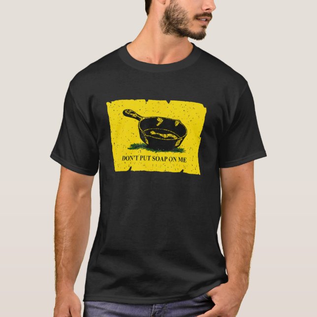 Camiseta Não coloque sabonete em mim 1 (Frente)