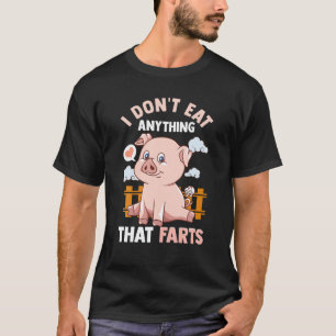 Camiseta Não coma nada que desperdice Amante de os animais