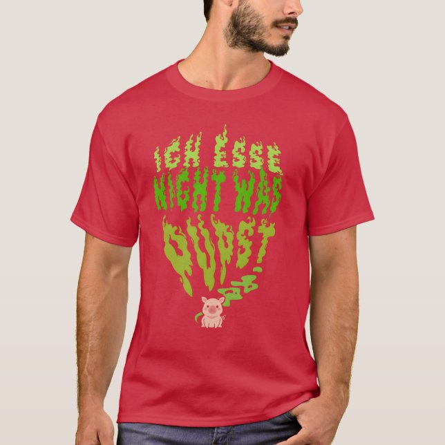 Camiseta Não coma nada que peida Amor animal (Frente)
