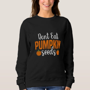 Camiseta Não Coma Sementes de Abóbora Grávida Halloween Mat
