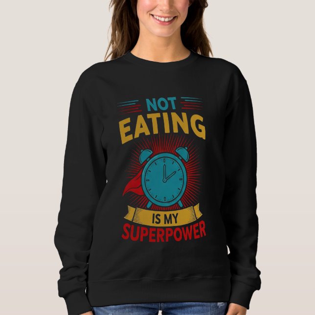 Camiseta Não Comer é meu Superpoder - Jejum Divertido (Frente)