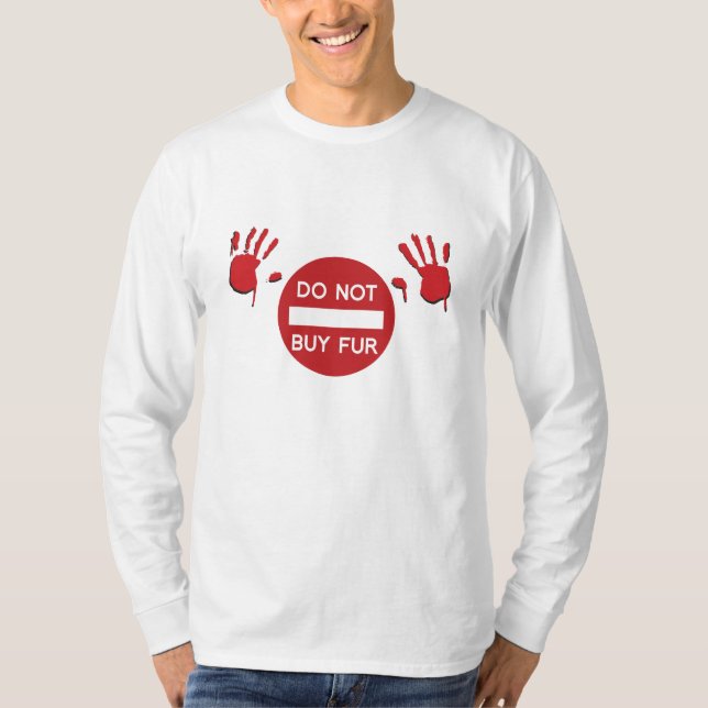 Camiseta Não comprar PELE (Frente)