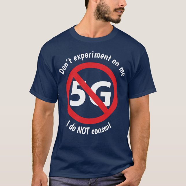 Camiseta Não concordo com a 5G (Frente)