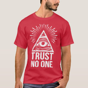 Camiseta Não Confie Em Nenhum Olho De Providência