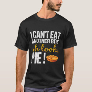 Camiseta Não Consigo Comer Outra Mordida Oh Olha Pie Engraç