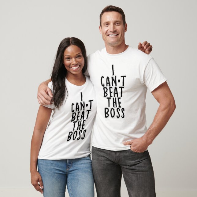 Camiseta Não consigo derrotar o chefe (Unissex)
